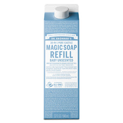 Unscented - Pure-Castile Magic Soap Refill