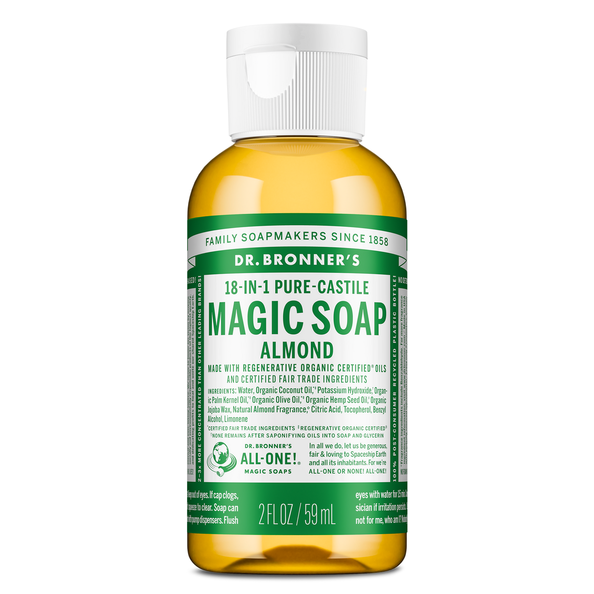 Almond - Pure-Castile Magic Soap