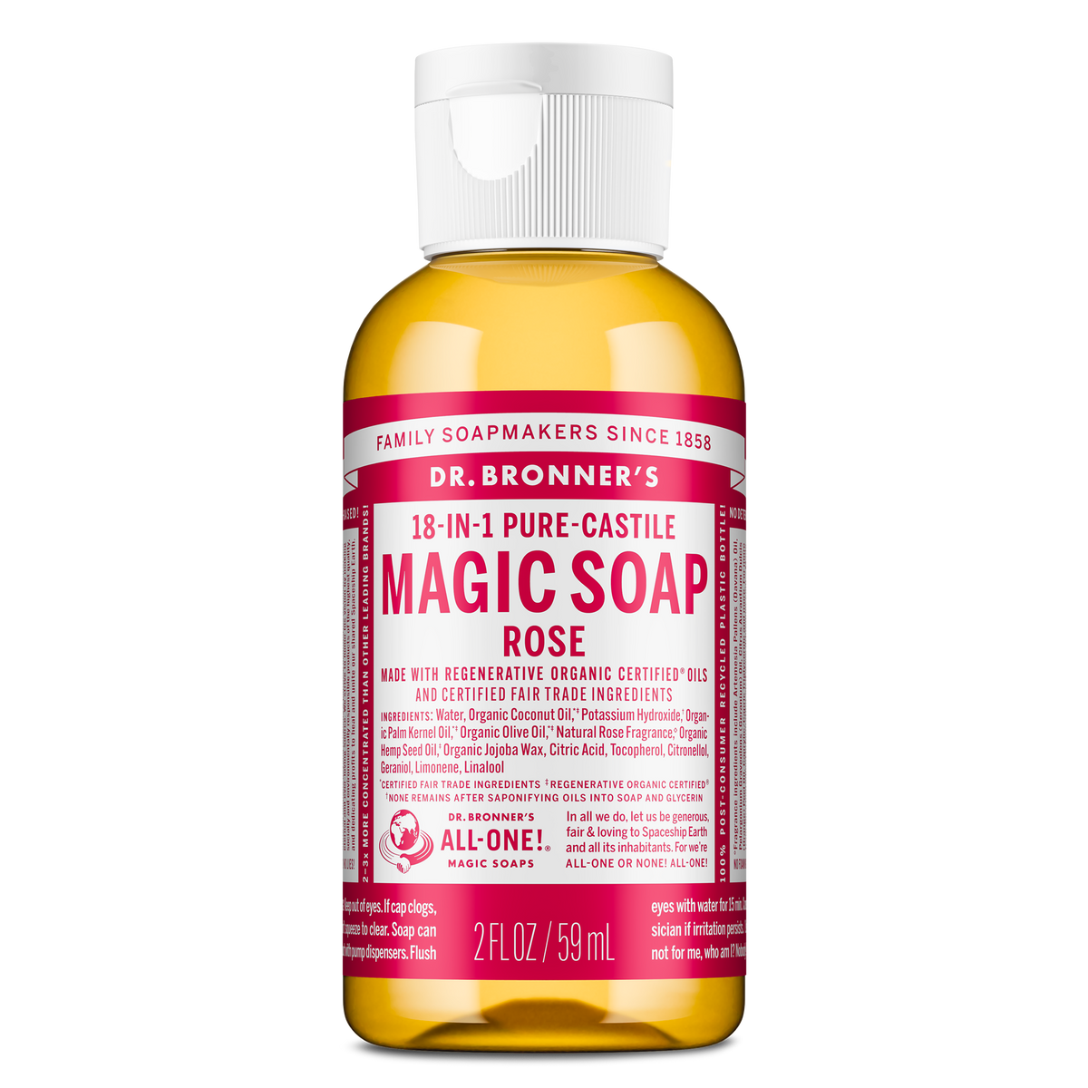 Rose - Pure-Castile Magic Soap