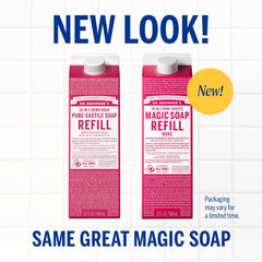 Rose - Pure-Castile Magic Soap Refill